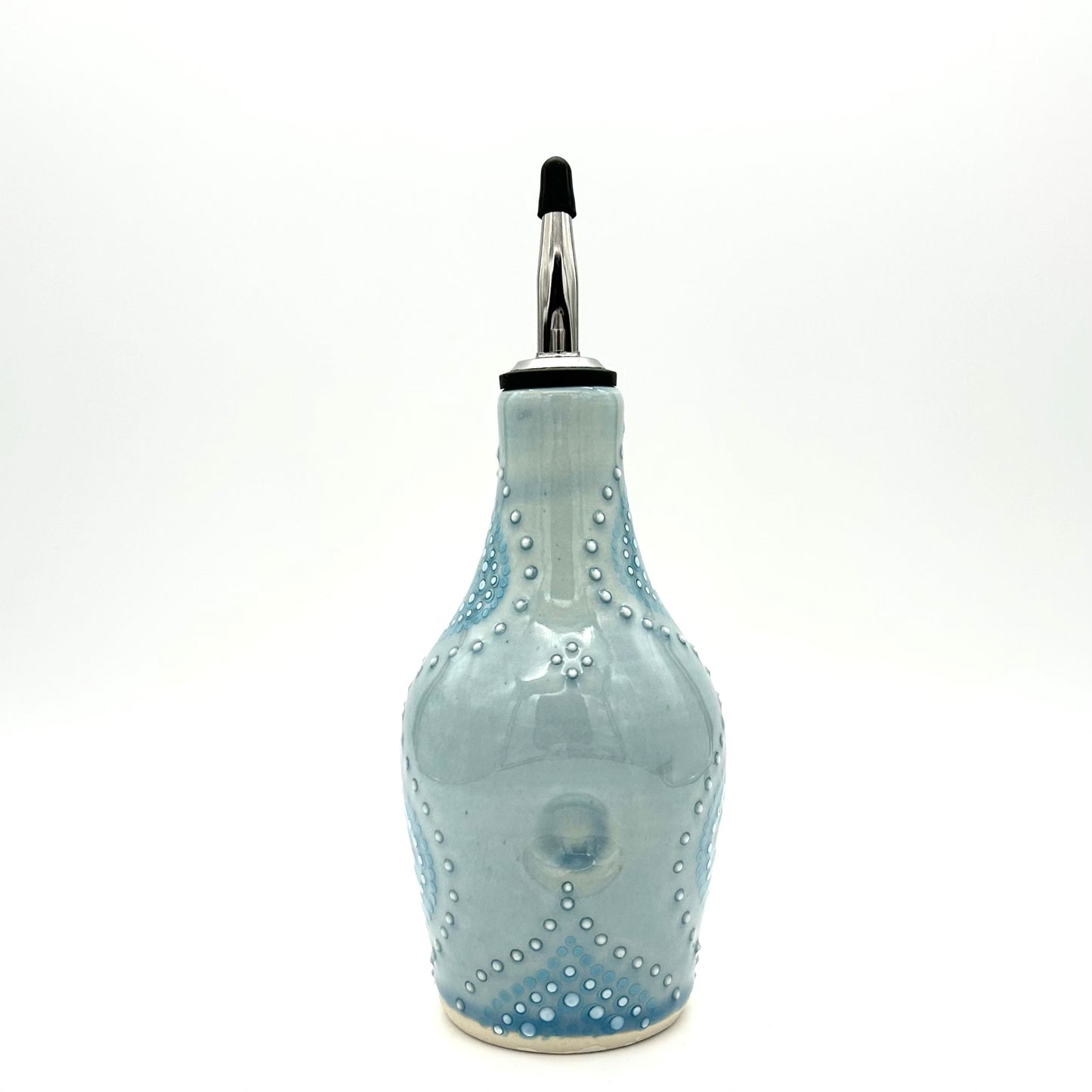 Oil Bottle Ogee Turquoise