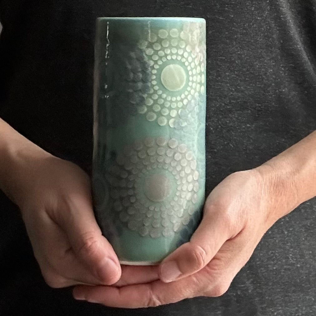 Tumbler multi mandala Green cup 1