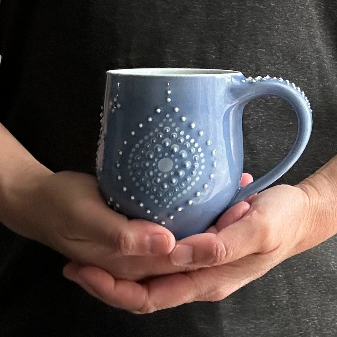 Mug Solid Delphinium Ogee