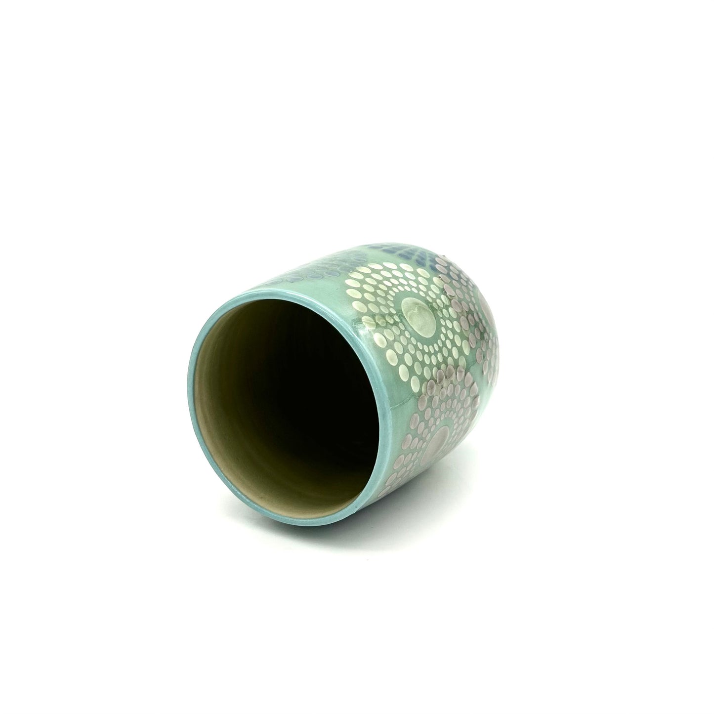Wine cup Multi Mandala Green cup 1