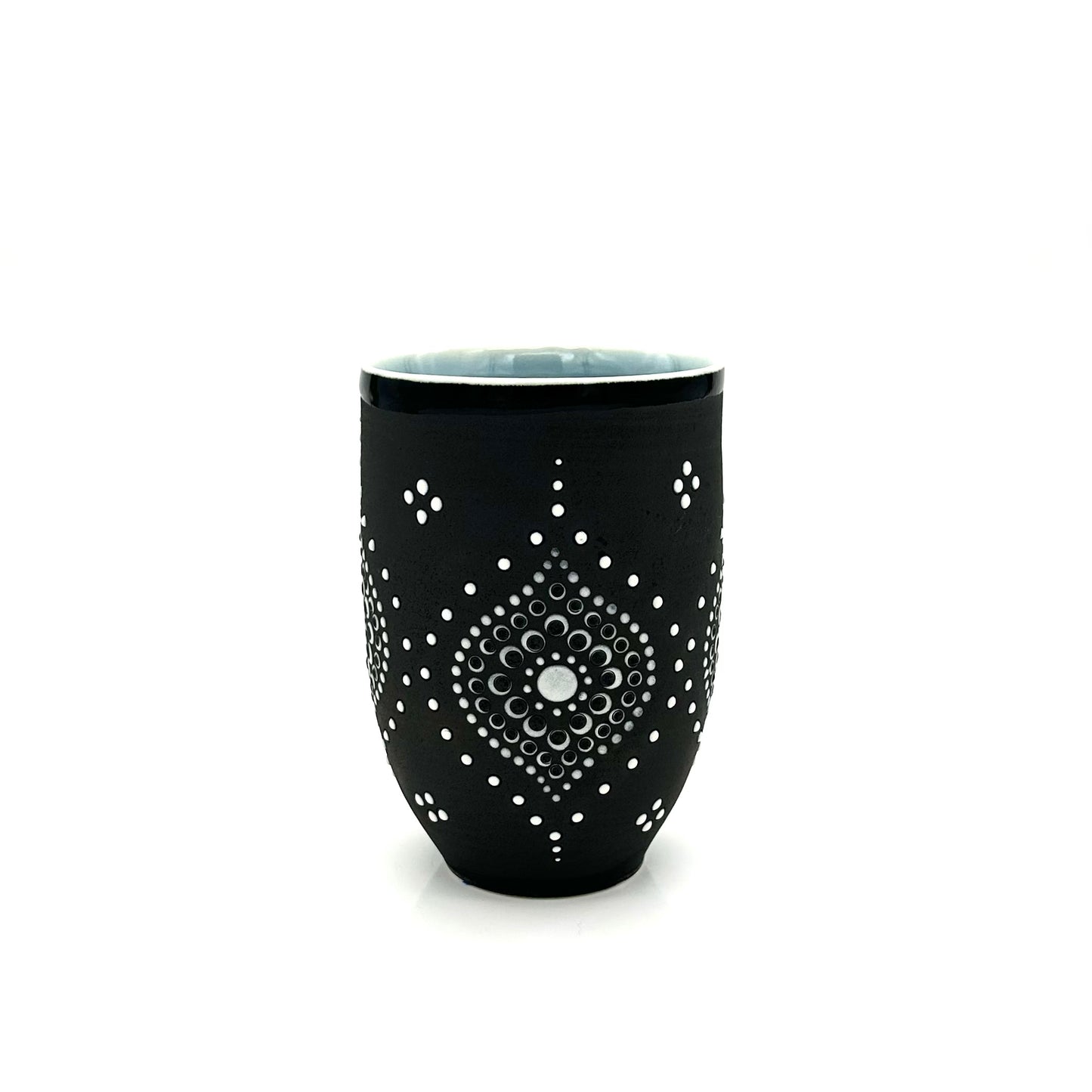 Wine Cup Black Ogee