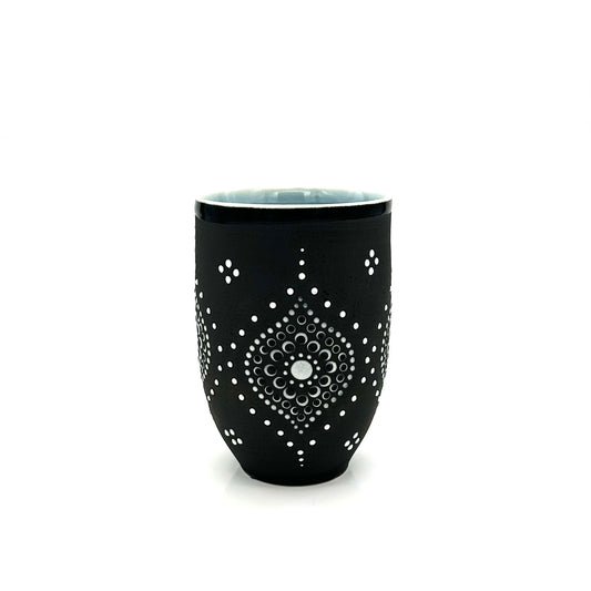 Wine Cup Black Ogee