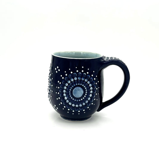 Mug Solid Mazarine Mandala