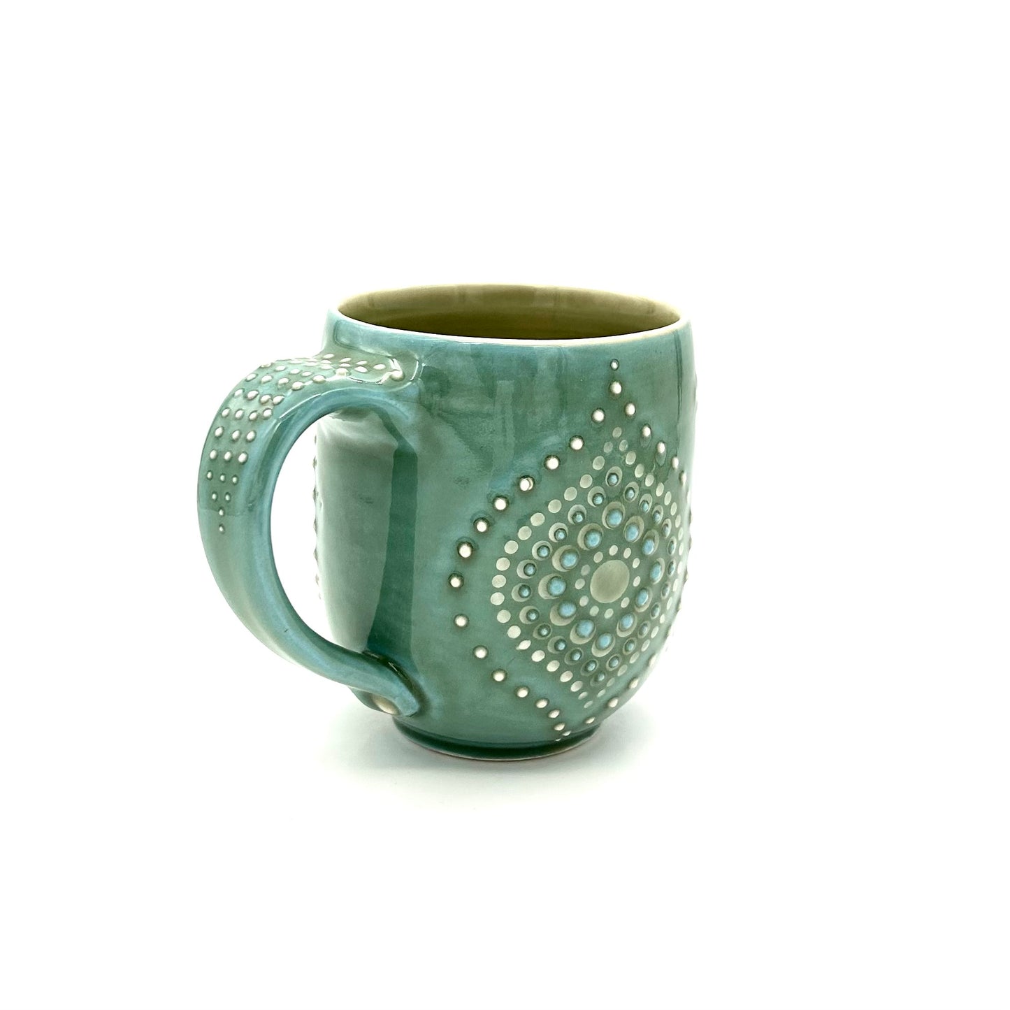 Mug Solid Green Ogee