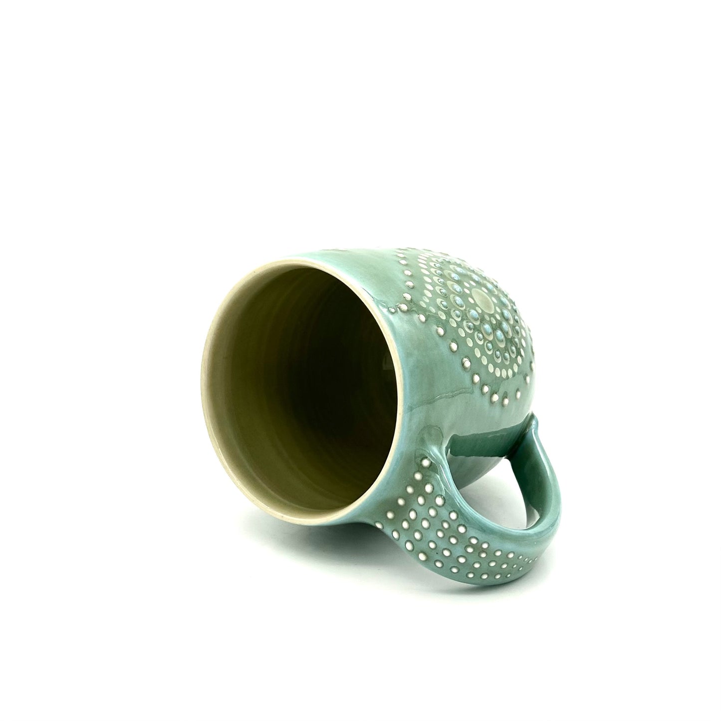 Mug Solid Green Ogee