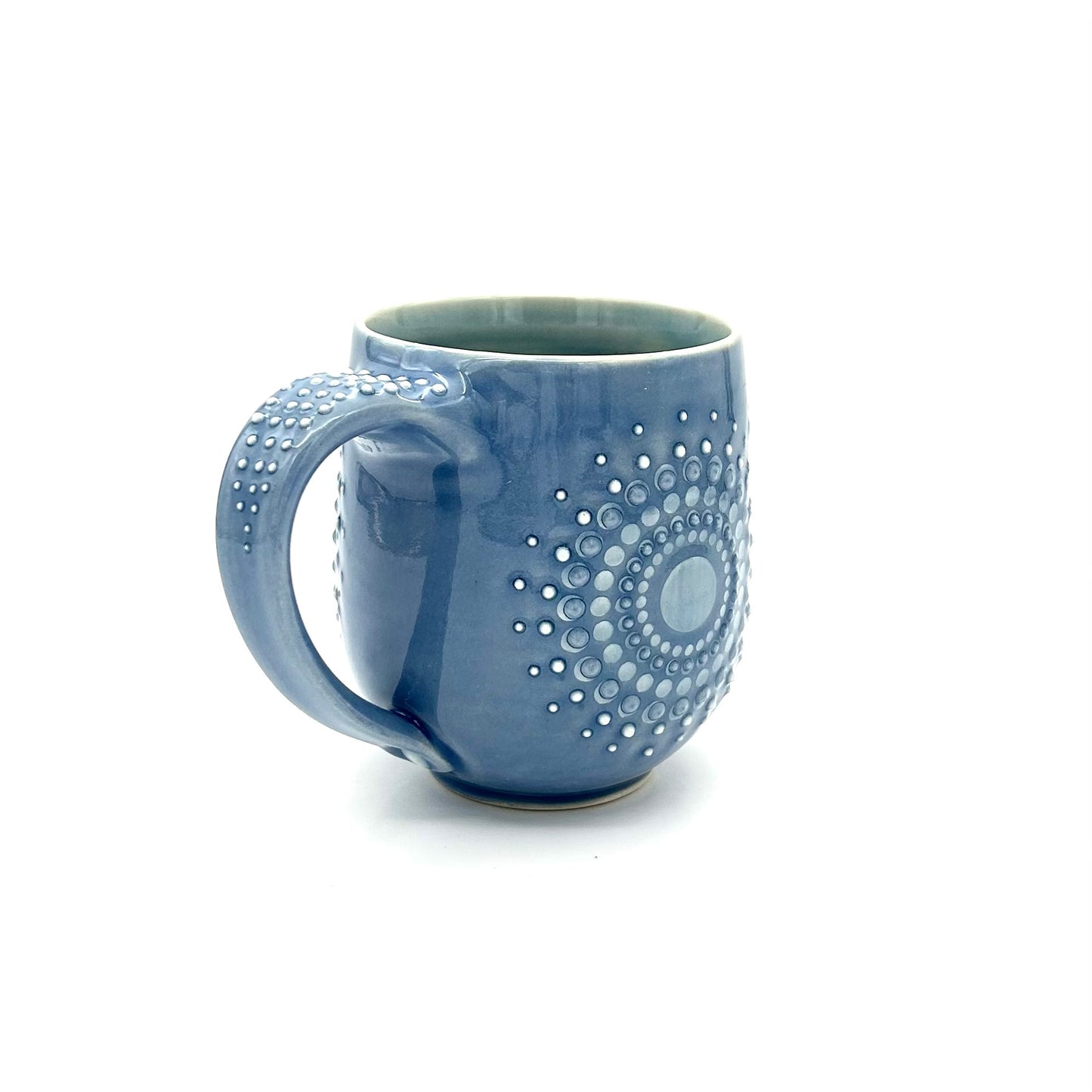 Mug Solid Delphinium Mandala