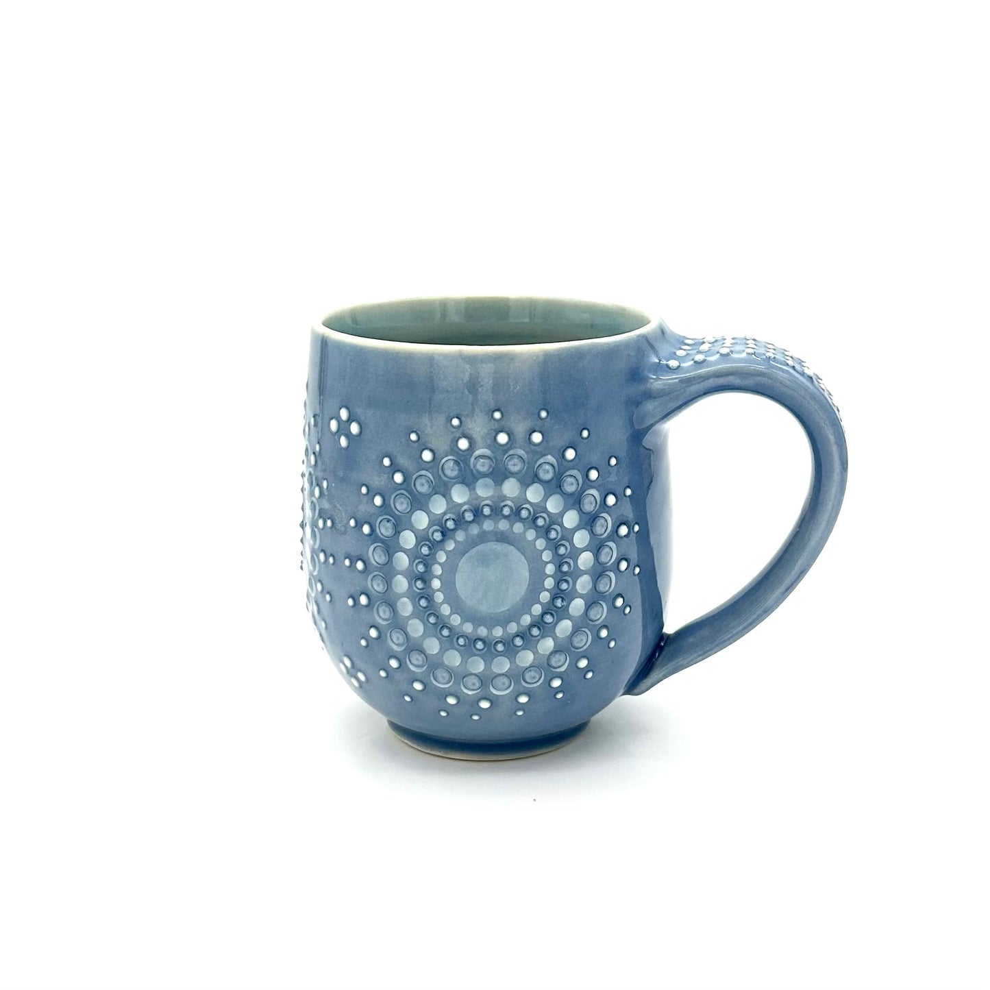 Mug Solid Delphinium Mandala