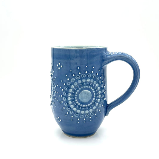 Tankard Solid Delphinium Mandala
