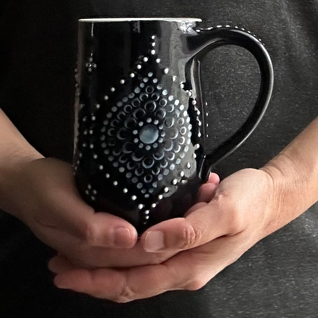 Tankard Solid Black Ogee