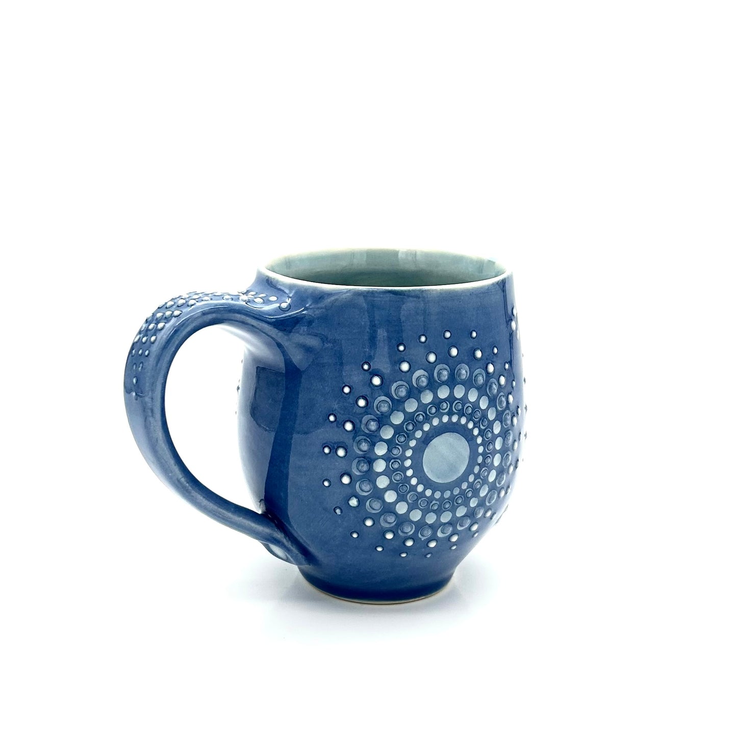 Mug Solid Delphinium Mandala