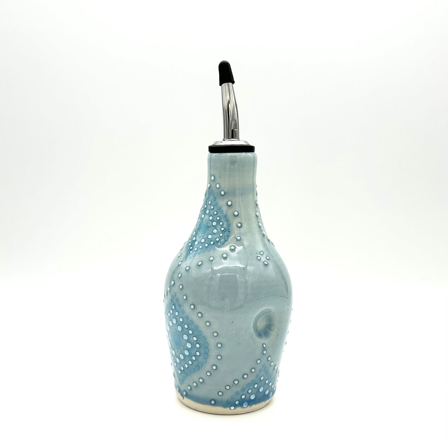 Oil Bottle Ogee Turquoise