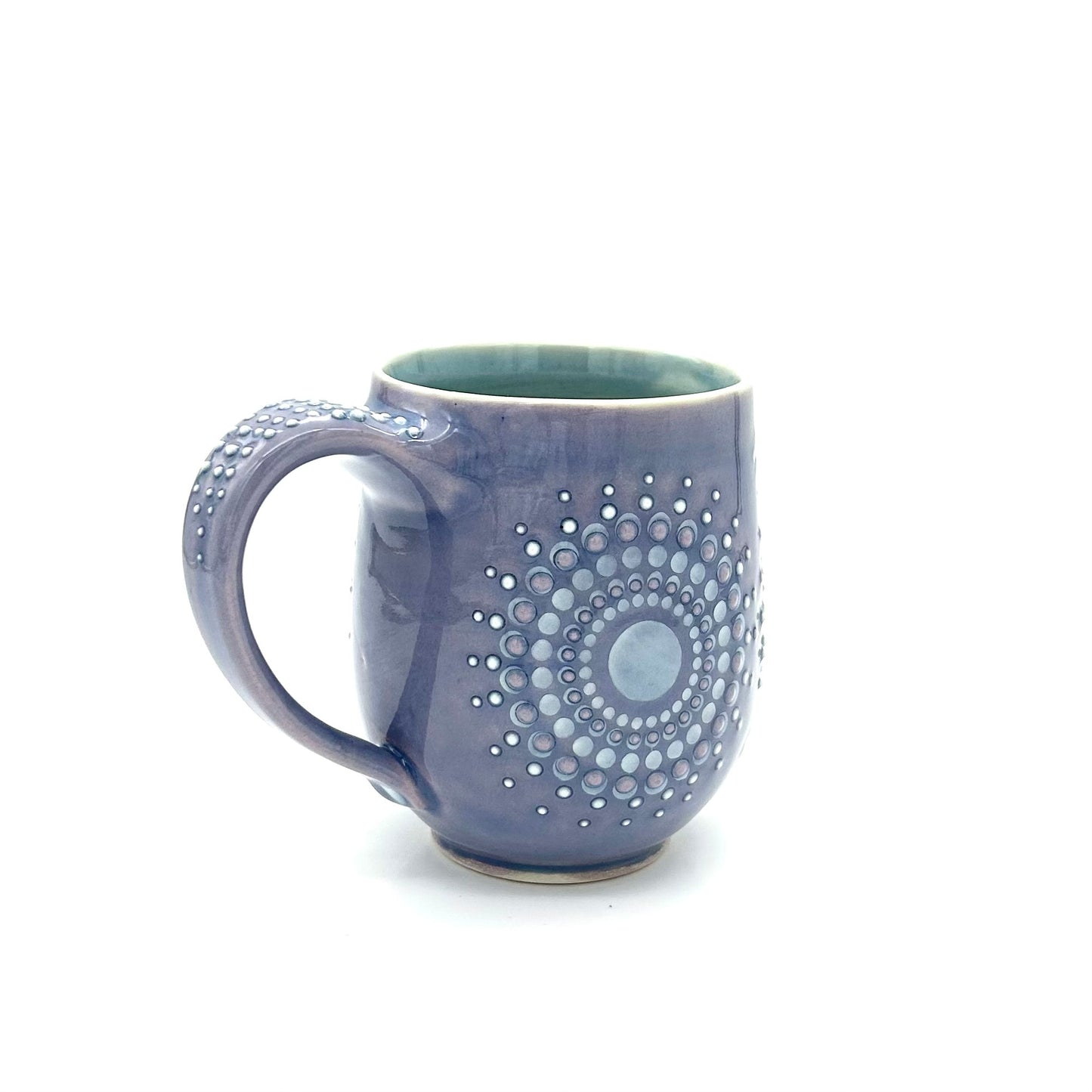 Mug Solid Lavender Mandala