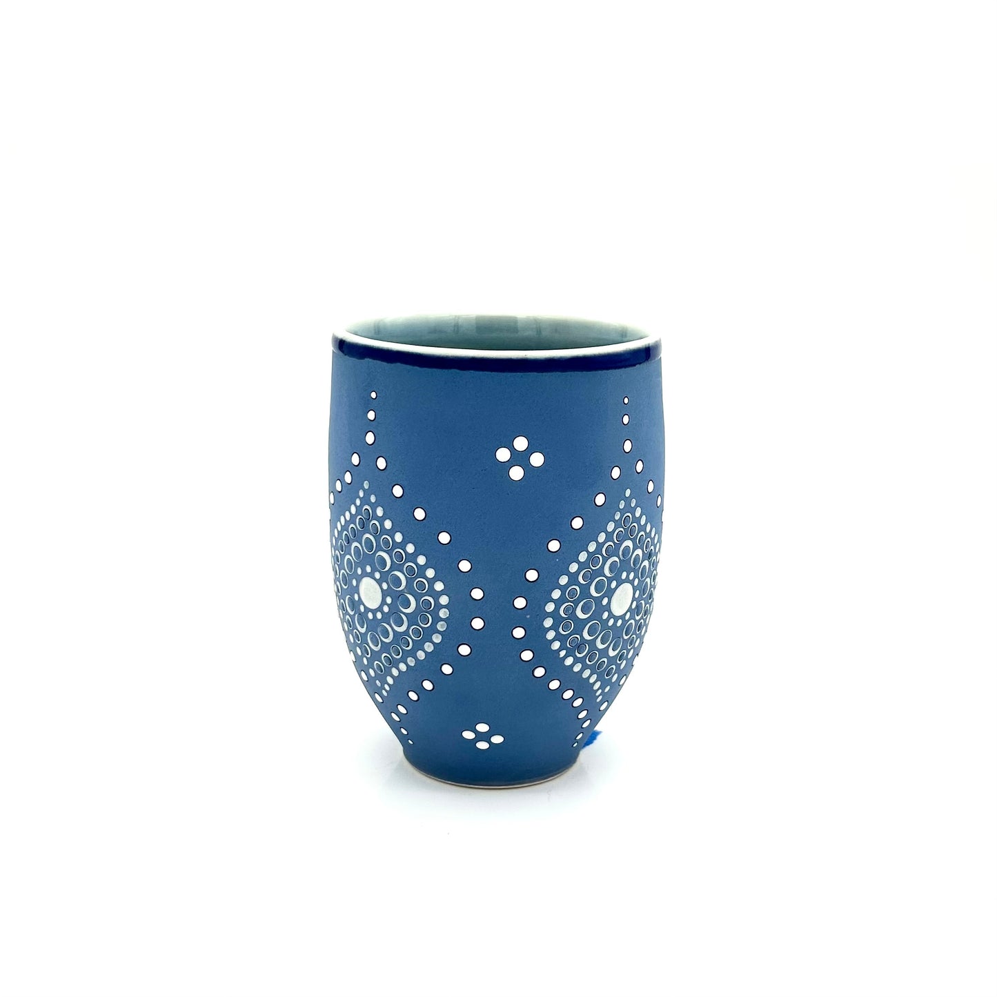 Wine Cup Blue Ogee