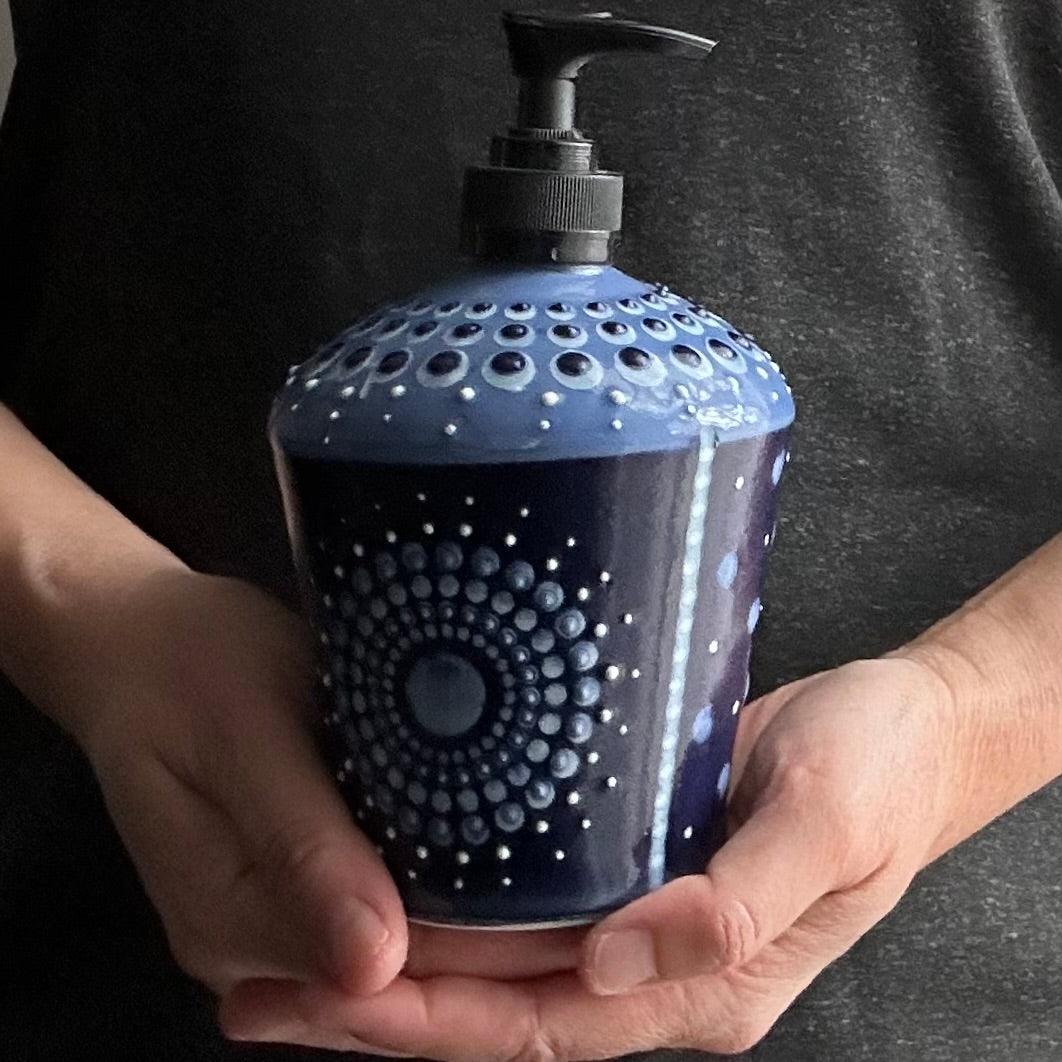 Soap Pump Mazarine & Sapphire