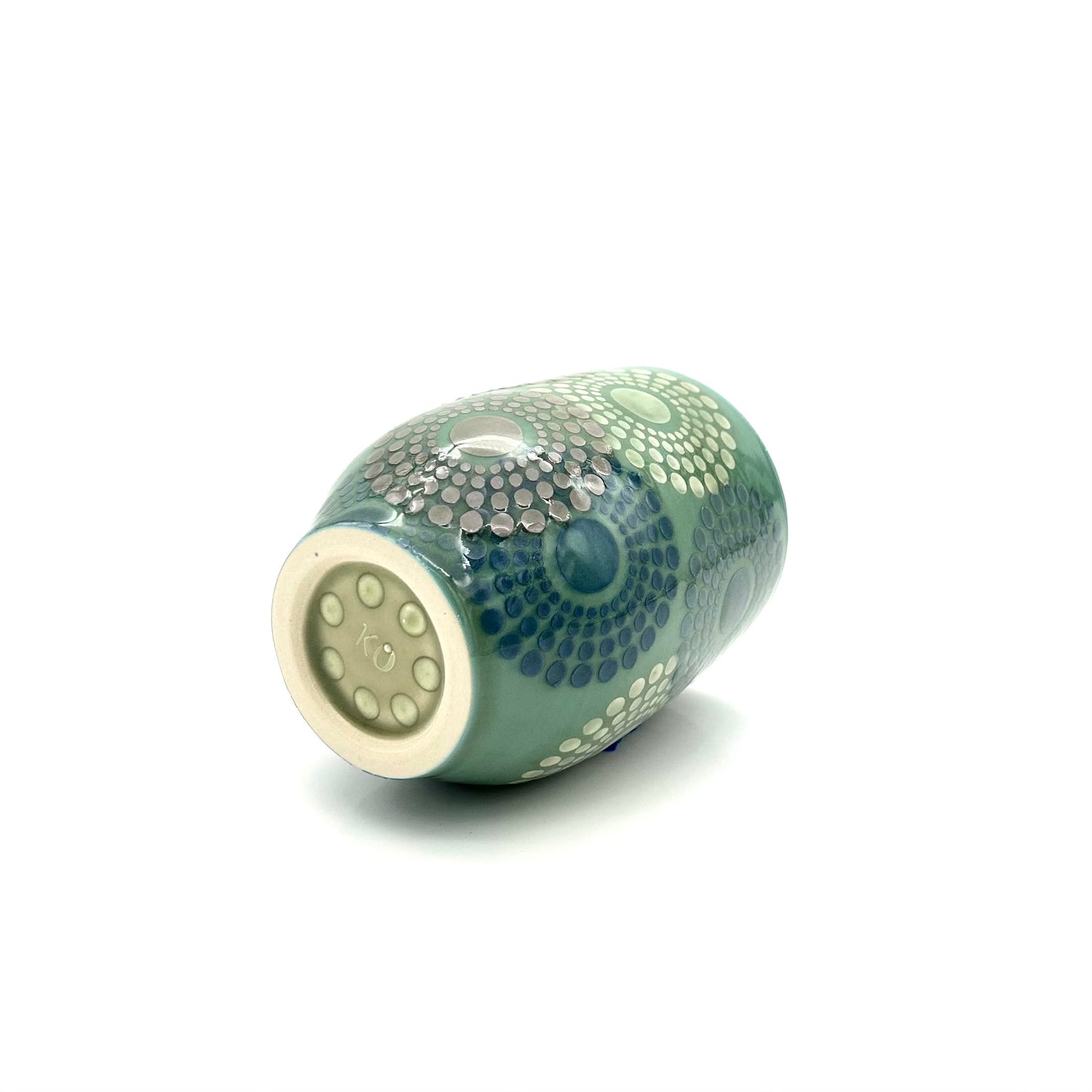 Wine cup Multi Mandala Green cup 1