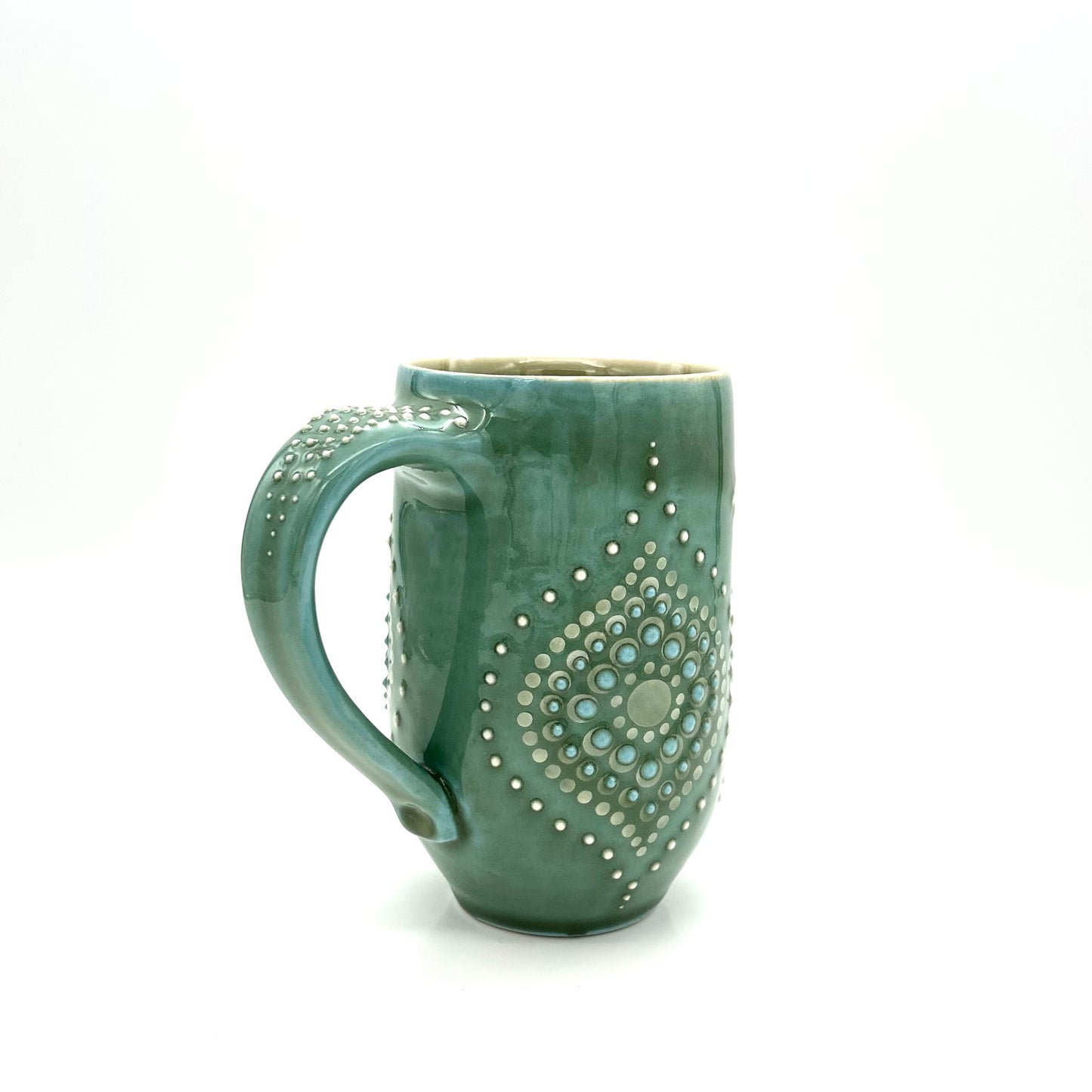 Tankard Solid Green Ogee