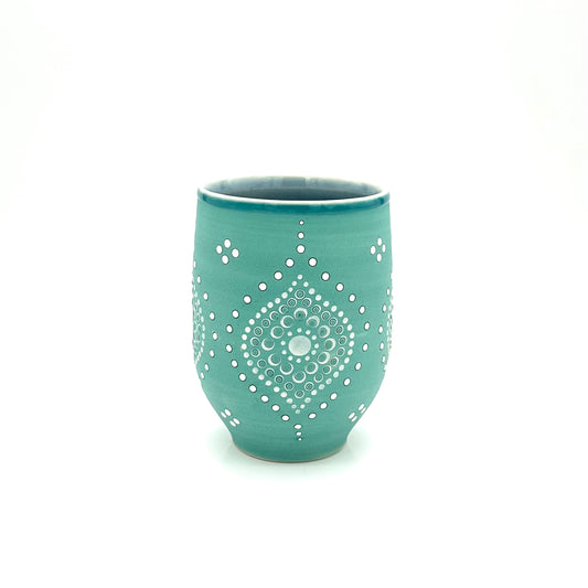 Wine Cup Green Ogee