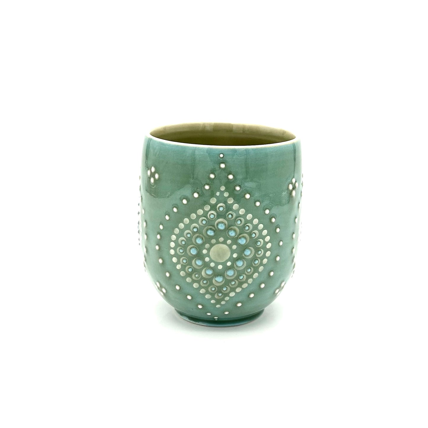 Mug Solid Green Ogee