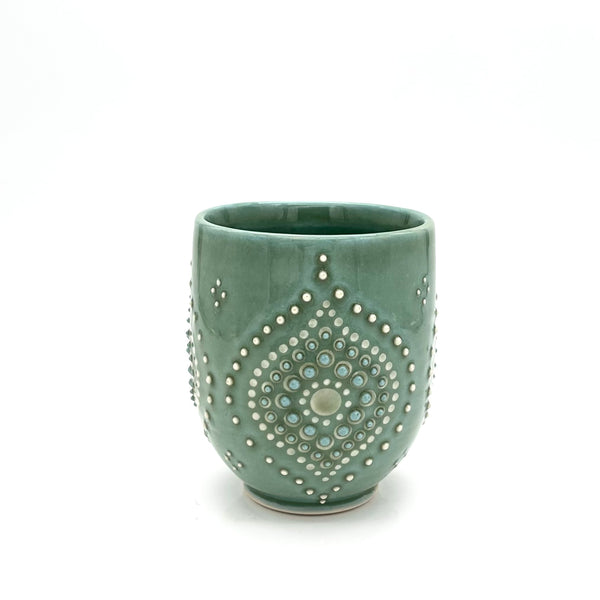 Green Ogee Mug