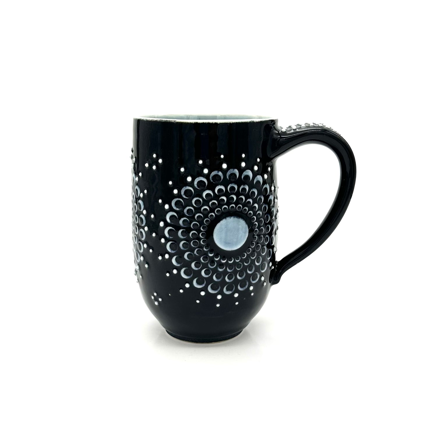 Tankard Solid Black Mandala