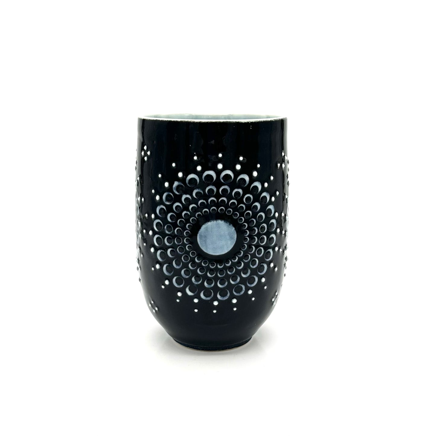 Tankard Solid Black Mandala