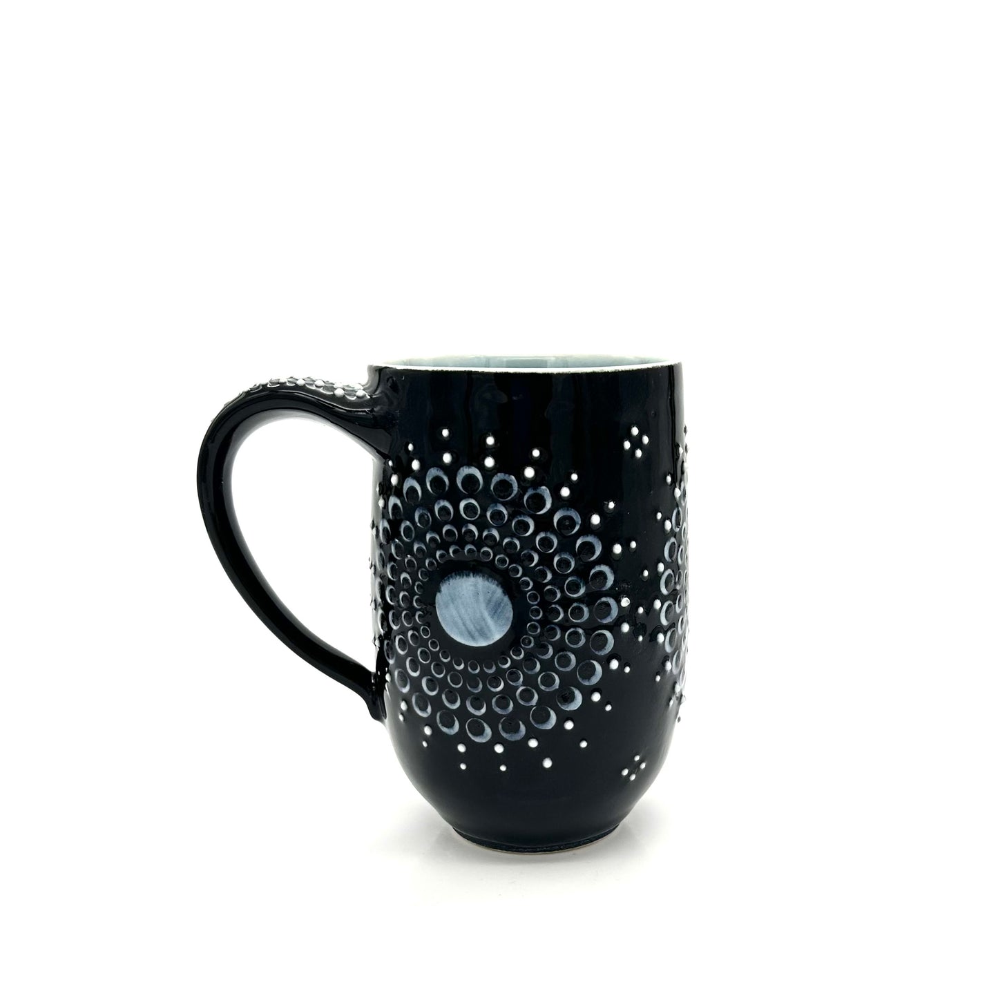 Tankard Solid Black Mandala