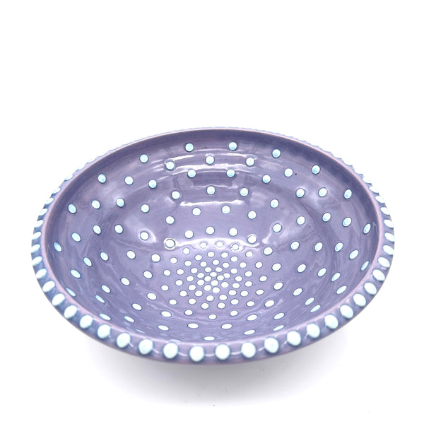 Polka Dot Bowl Lavender