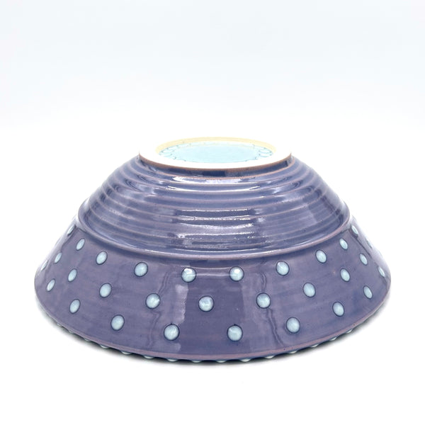 Polka Dot Bowl Lavender