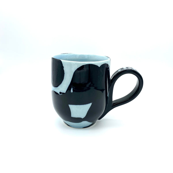 Black Water Carved Mug