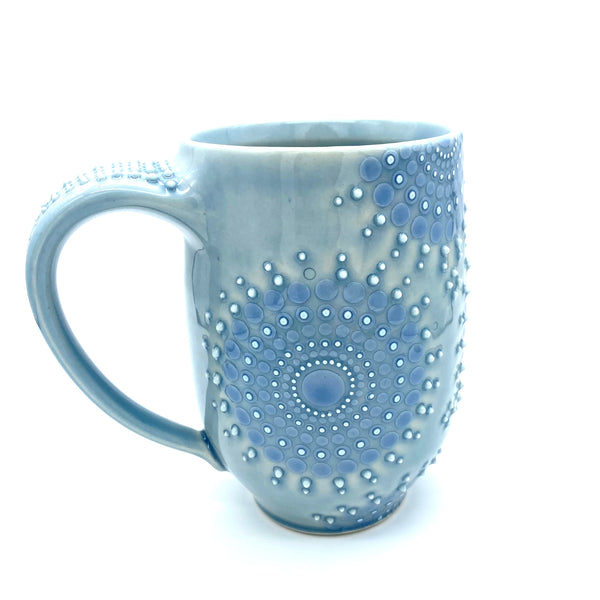 Mandala Pansy Purple Tankard