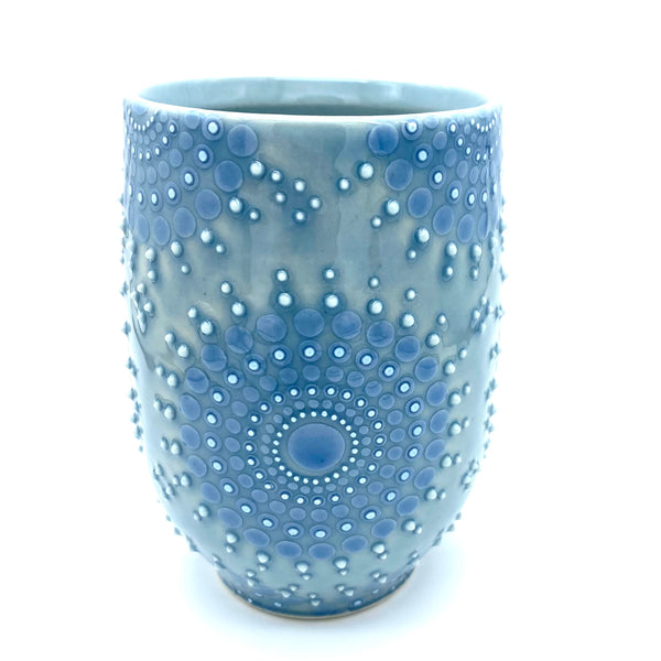 Mandala Pansy Purple Tankard